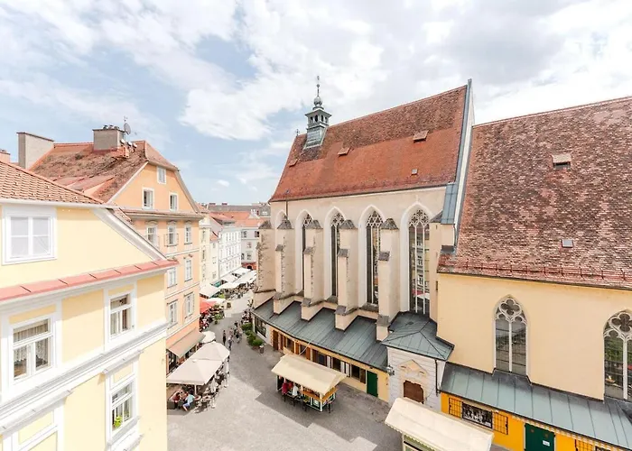 Appartement Hakuna - Penthouse Franziskanerplatz - Rooftop Graz